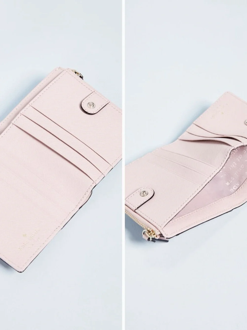 kate spade Pink Flamingo Appliqué Small Zip Wallet